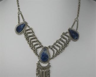 $12.00, Boho filigree necklace 16"