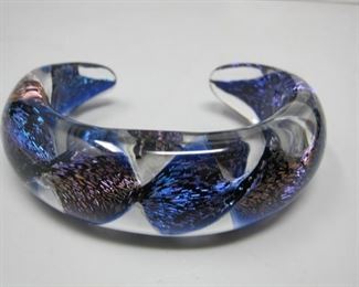 $45.00, 2009 John Ogrady glass bracelet Medium