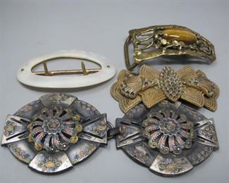$8.00, Vintage belt buckles 3"ish