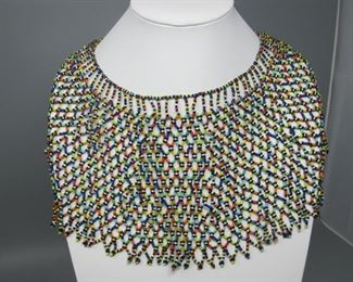 $12.00 Beaded neck scarf