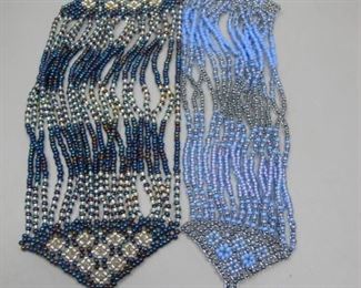 $8.00, Two Glass beaded bracelets
