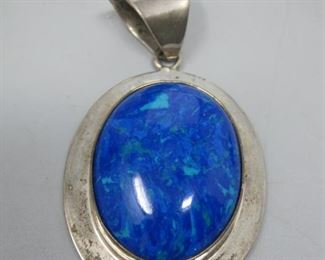$25.00, Large Vintage Mexico 3" Sterling pendant