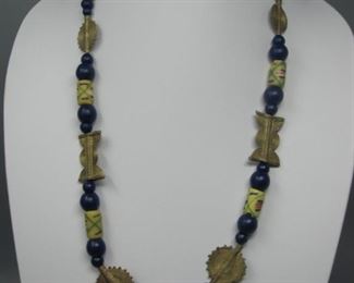 $8.00, Artisan Beaded necklace 26"