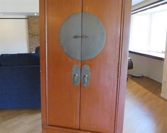 $250.00, Arhaus Asian influence storage cabinet, VG condition 70 x 24 x 32" wide