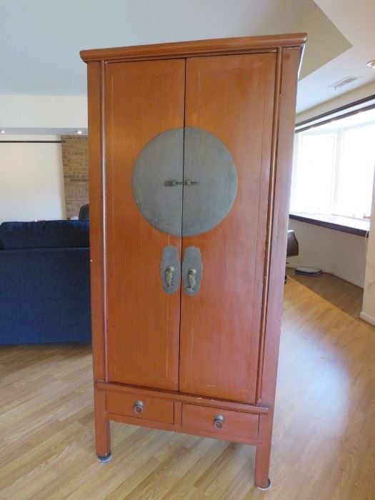 $250.00, Arhaus  Asian influence storage cabinet, VG condition 70 x 24 x 32" wide