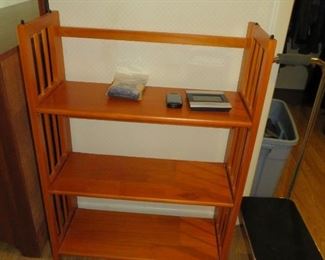 $40.00, Bed Bath & Beyond folding stackable bookshelves (5 available) like new 38" tall x 28" wide