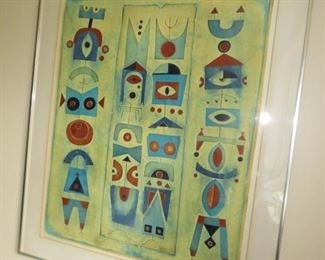 $350.00, Mothers and brothers, 27/40, By D Hansen 1973, 30 x 37"