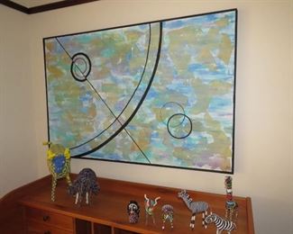 $50.00, 1969 mixed media signed, 43 x 29"