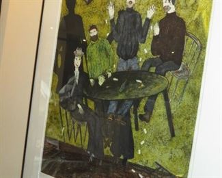 $250.00, Devils card game by Corrine A. Silver Ragheb, 24 x32"