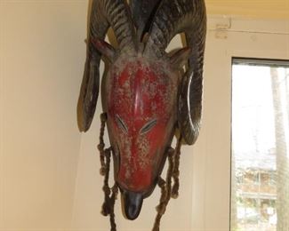 $90, African mask, 20"