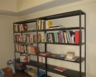 $220.00 each, Three Chairs, industrial shelving, 46" x 74 x 14" deep, 2 available originally 999.00 each