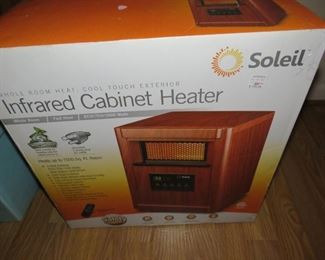 $60.00, Soleil infrared cabinet heater new, Whole Room echo/750/1500 W