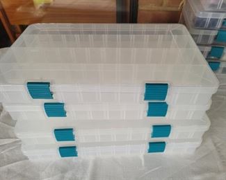 $12.00, Four 9 x 14" bead cabinets VG