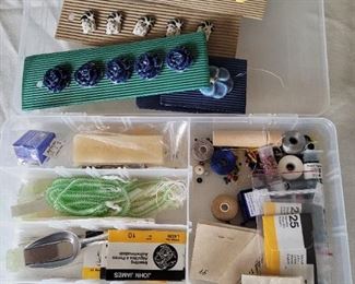 $12 beads and accessories in plastic case, #7