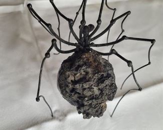 $45.00, metal sculpture spider