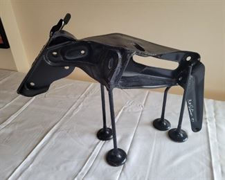 $90.00, Peterman Cow Sculpture 19 x 15"