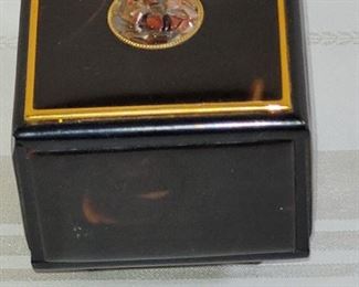 $45.00, Swan Lake Music Lady Mate,, tortoise she'll Jewelry box Plays very well, 4"