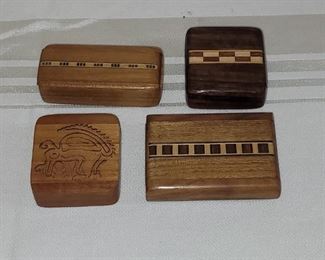 $35.00, Miniature Heartwood creations wood boxes