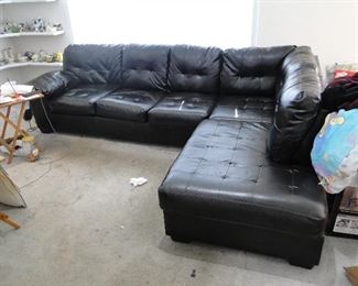 Leather Sectional Sofa $300