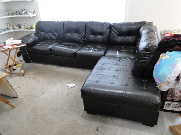 Leather Sectional Sofa $300