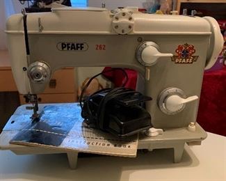 $245- Pfaff 262 sewing machine with manual 