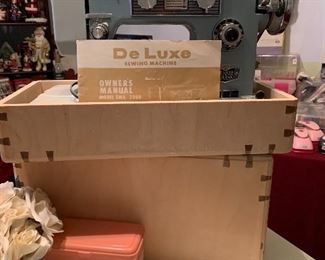 $250 - OBO- Dressmaker Deluxe all metal industrial sewing machine model 2000


