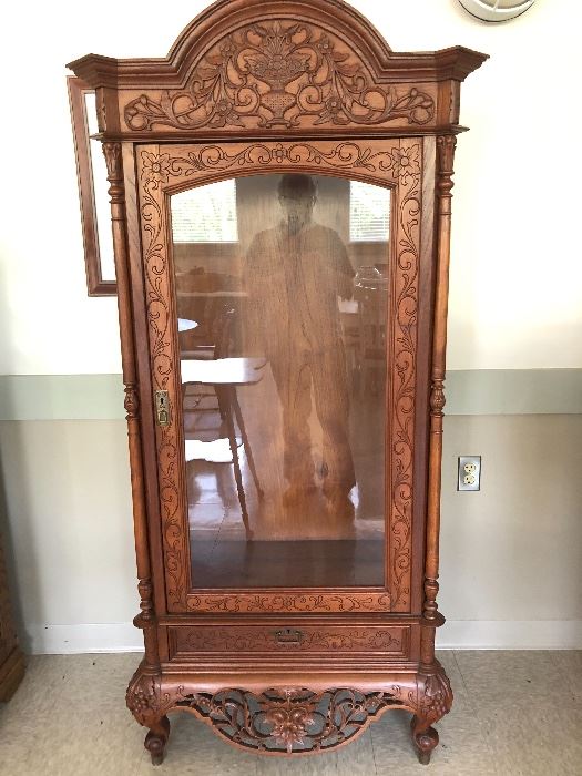 Stunning Hand Carved Cabinet