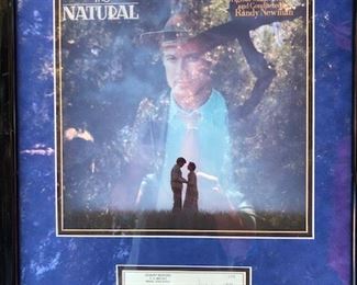 make an offer; Robert Redford photo/signed check presentation frame