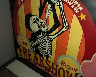 80.00 music video standee; indoor/outdoor  Trippy Red