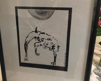 4,500 - 12,000  each/MAKE YOUR OFFER/MUST SELL; original Clive Barker art/framed as displayed in the American Horror Museum at Spookyworld Themepark in Berlin; with COA and other materials