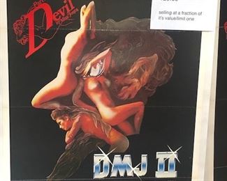 120.00 Devil In Miss Jones autographed poster on linen back!   (poster worth 200 plus 120 to linen back