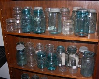 Blue & Other Canning Jars
