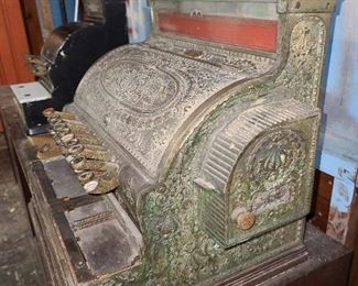 ORIGINAL Brass Cash Register Manufactured By The National Cash Register Company