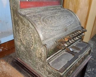 ORIGINAL Brass Cash Register Manufactured By The National Cash Register Company