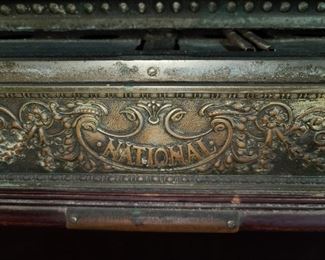 ORIGINAL Brass Cash Register Manufactured By The National Cash Register Company