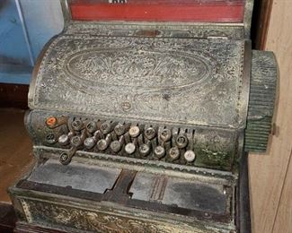ORIGINAL Brass Cash Register Manufactured By The National Cash Register Company