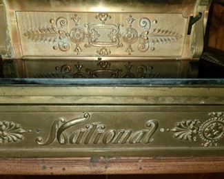 ORIGINAL Brass Cash Register Manufactured By The National Cash Register Co.