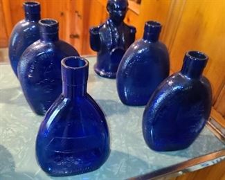 Cobalt Blue Bottles