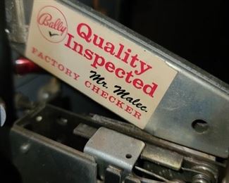 ORIGINAL Bally See Saw Pinball Machine (Wiring Intact With Original Key!)