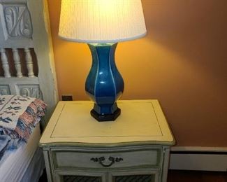 Vintage Lamp & Nightstand