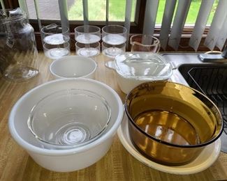 Milk Glass Mixing Bowls