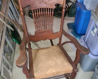 Antique Wooden Rocking Chair