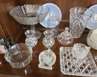 Crystal, Cut Glass, And Clear Stemware