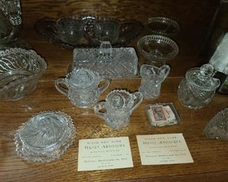 Crystal, Cut Glass, And Clear Stemware