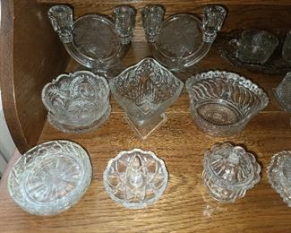 Crystal, Cut Glass, And Clear Stemware