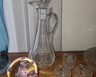 Crystal, Cut Glass, And Clear Stemware