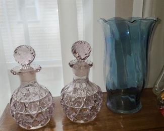 Crystal, Cut Glass, And Clear Stemware