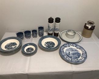 Vintage Blue and White Ware