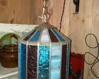Vintage Hanging Light Fixture