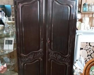 Blackish Brown Armoire